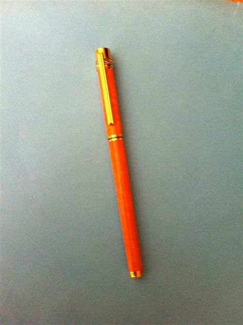 must de cartier trinity orange pen|cartier ballpoint pen refills.